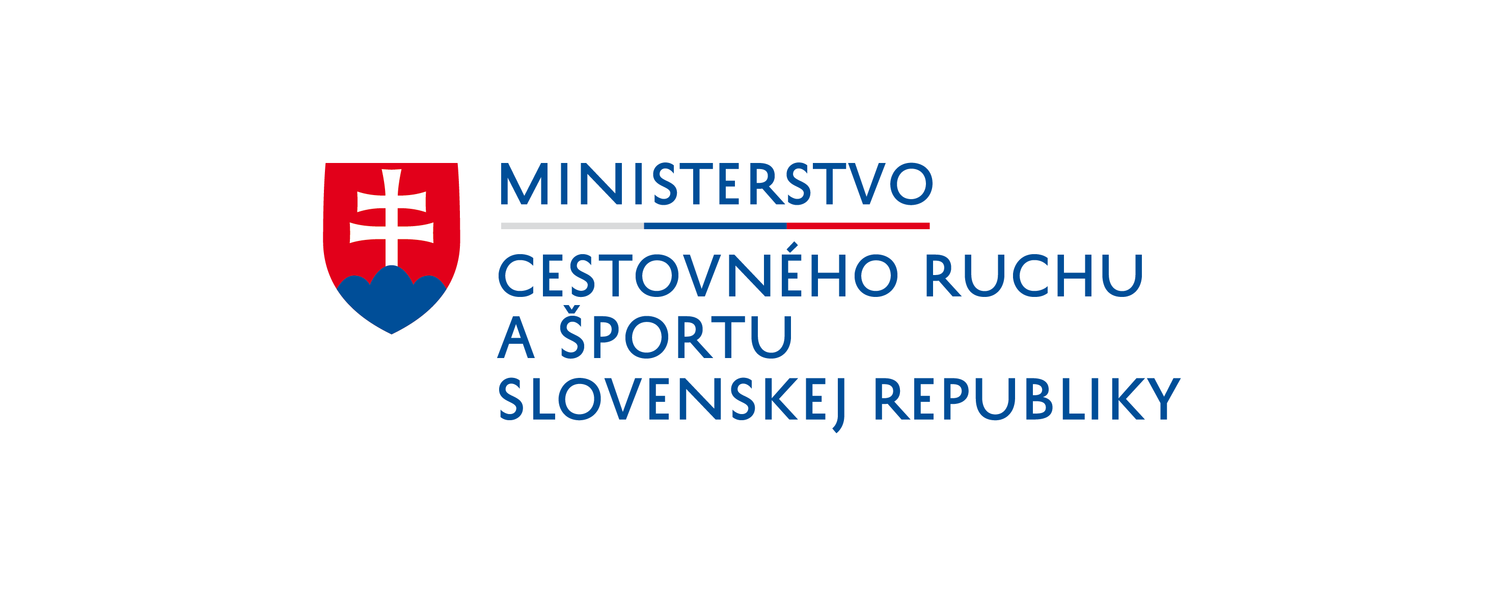 Logo Ministerstva cestovného ruchu a športu SR